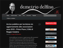 Tablet Screenshot of demetriodelfino.it